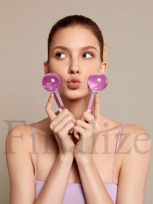 Ice Globe Therapy - Ultimate Facial Massage for Radiant, Tightened Skin