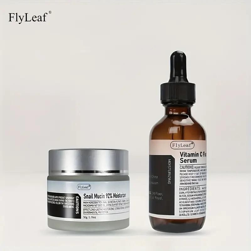 Vitamin C Serum & Snail Mucin Cream Duo